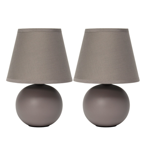 mini ceramic globe table lamp
