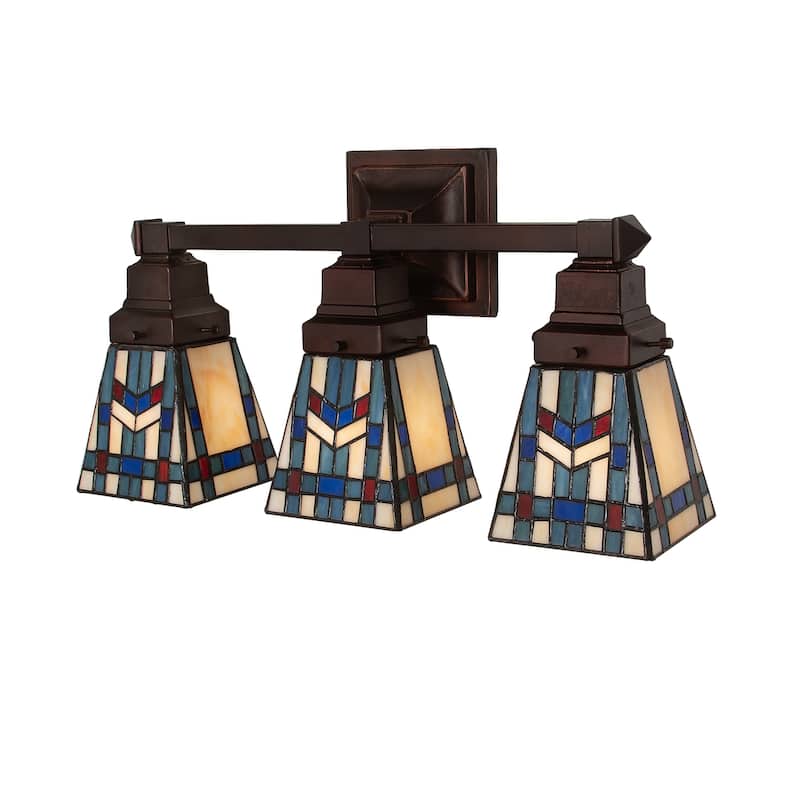 20" Wide Prairie Wheat 3 Light Vanity - Beige