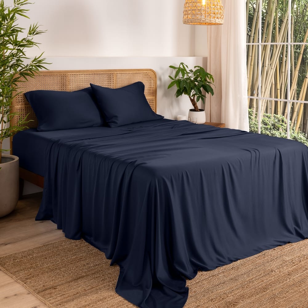 Bare Home Rayon from Bamboo Sheet Set - Deep Pocket - Breathable