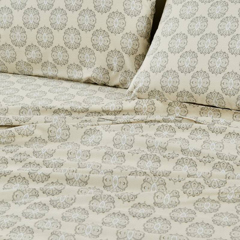 Patina Vie Maison Cotton & Rayon from Bamboo Blend Printed Sheet Set