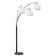 preview thumbnail 2 of 15, Broadway 3-light 4-way Switch Arch Floor Lamp