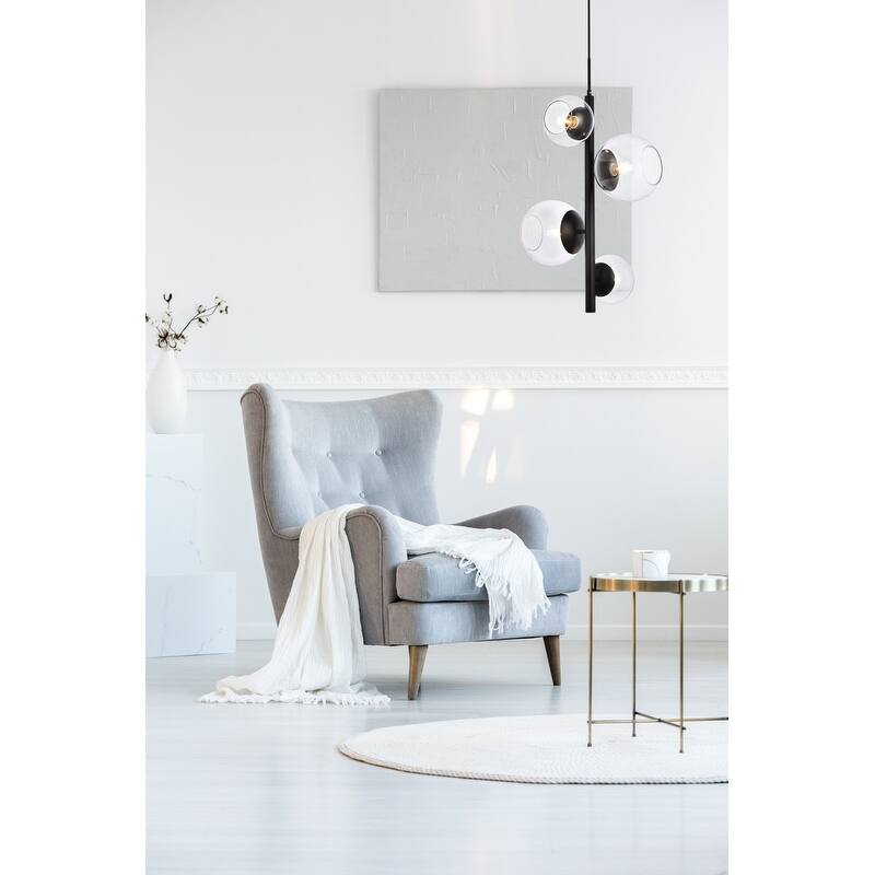 Warren 18 inch Pendant with Clear Shade - N/A