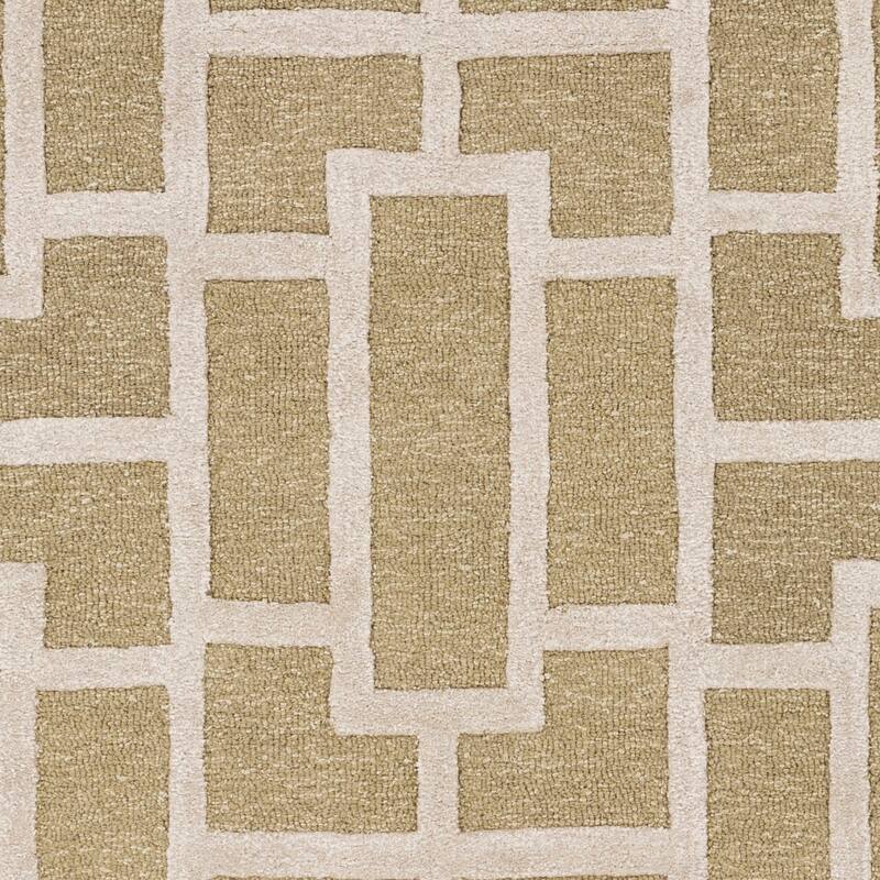 Hand-tufted Thaxted Geometric Wool & Viscose Rug