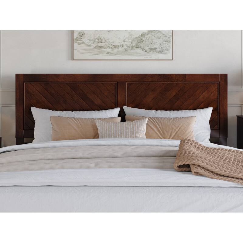Clayton Platform Bed with Panel Footboard and Storage Drawers
