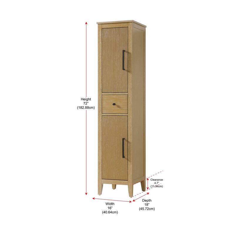 Kensington 16-28 Inch Bath Storage Cabinet