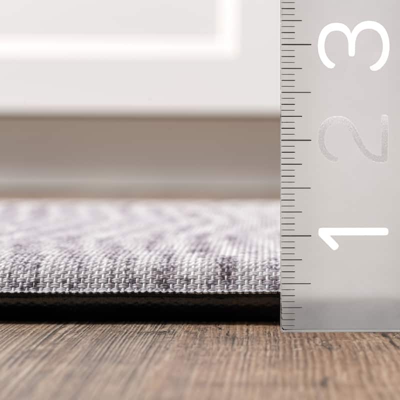 Nuloom Sherill Ripple Anti Fatigue Kitchen or Laundry Room Comfort Mat