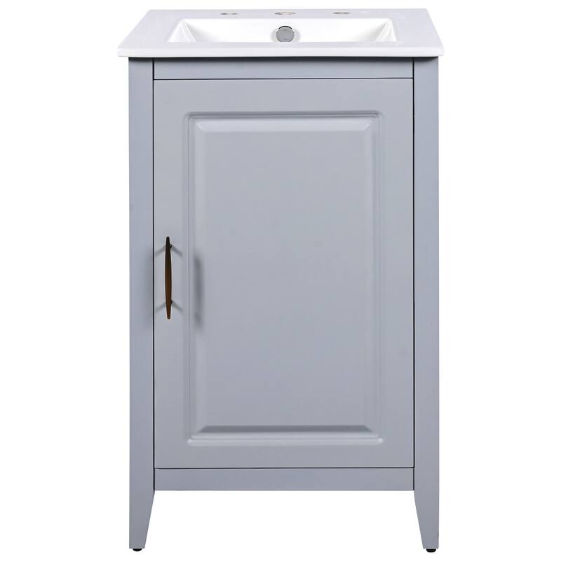 Christopher Knight Home 20" Bathroom Vanity with Sink and Functional Drawers