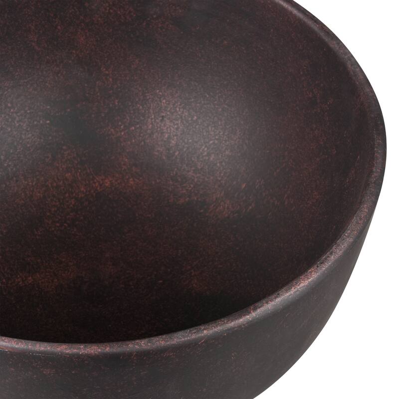 Elk Home Hawking Black Earthenware 10 Inch Wide Vessel