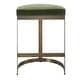 preview thumbnail 6 of 6, Uttermost Ivanna Brass Moss Counter Stool