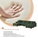 preview thumbnail 123 of 131, Oversized Chenille Modular Sectional Sofa Conversation Set with 2 Ottomans