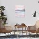 preview thumbnail 1 of 3, Wynwood Studio Nature and Landscape Pastel Morning Pink and Pastel Pink Nautical & Coastal Wall Art Canvas Print 20 x 16