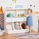 preview thumbnail 9 of 17, Kids Bookcase, Toy Storage Organizer Cabinet, Children Display Bookshelf with Drawers for Toys, Clothes, Books