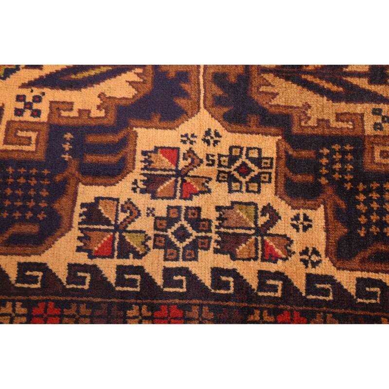 ECARPETGALLERY Hand-knotted Teimani Beige Wool Rug - 3'4 x 6'5