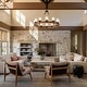 preview thumbnail 11 of 24, Rustic 6 Light Wagon Wheel Chandelier with Seeded Glass Shade