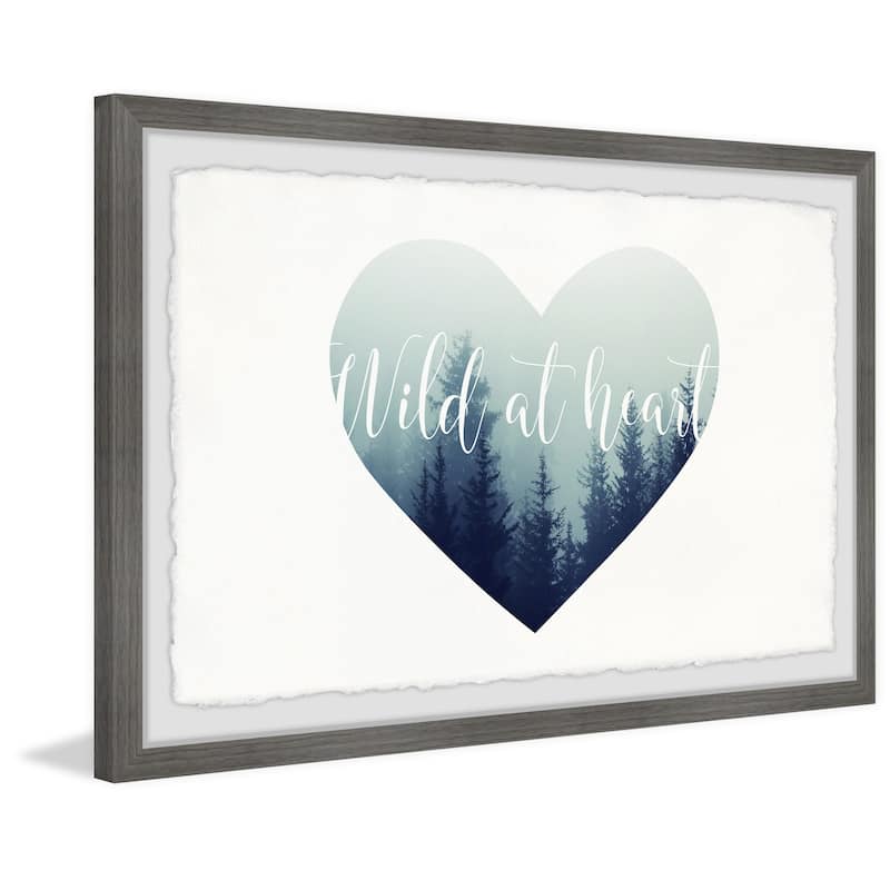 Wild at Heart Framed Wall Art, Elegant Home Touch - Sophisticated Artwork for Refined Décor