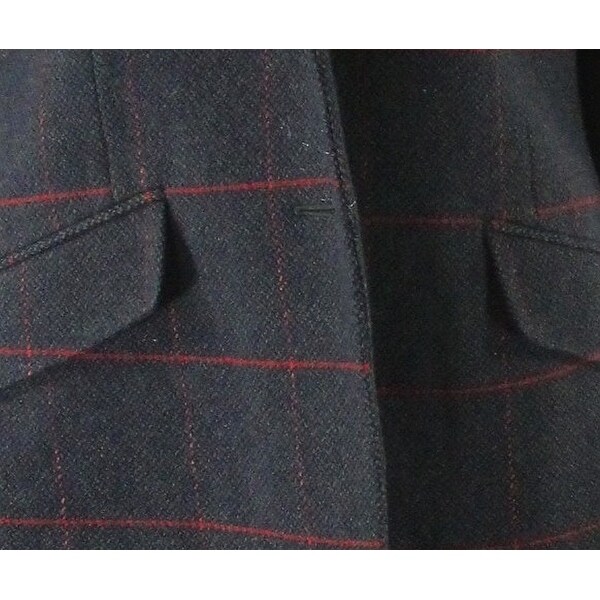 ralph lauren green plaid blazer