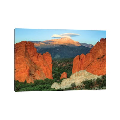iCanvas "Taking Flight Over Pikes Peak" by Bill Sherrell Canvas Print