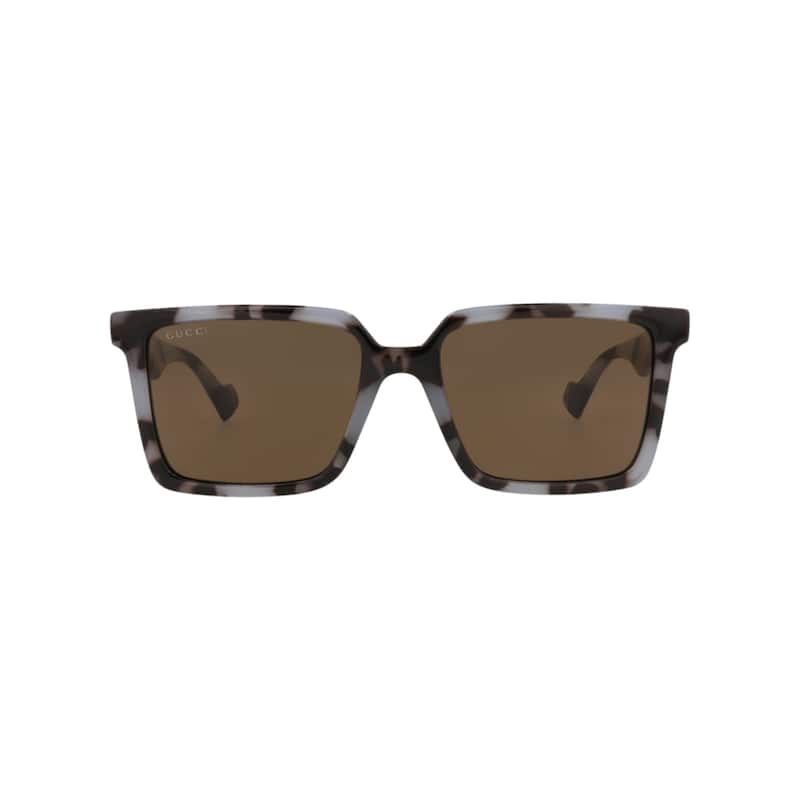 Gucci Square-Frame Injection Sunglasses