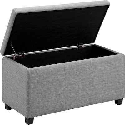 Pholstered Rectangular Storage Ottoman