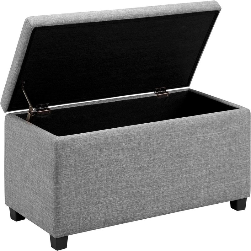 Pholstered Rectangular Storage Ottoman