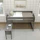 preview thumbnail 21 of 20, Max and Lily Farmhouse Twin-Size Low Loft with Hook-on Desk