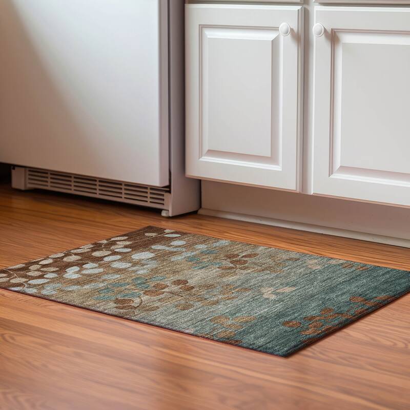 Premium Washable Super Soft Mayfield Rug - Mocha - 1'8" x 2'6"