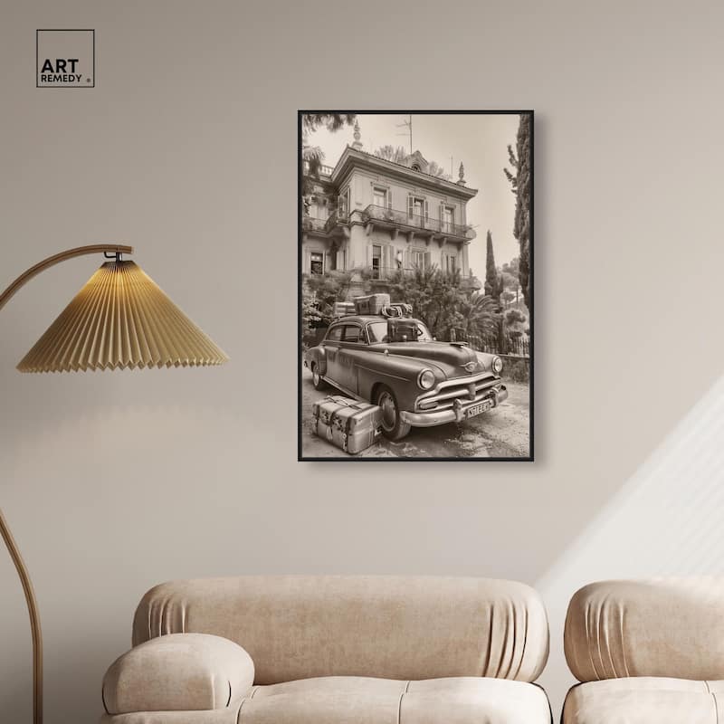 Pack Up the Car Canvas by Art Remedy