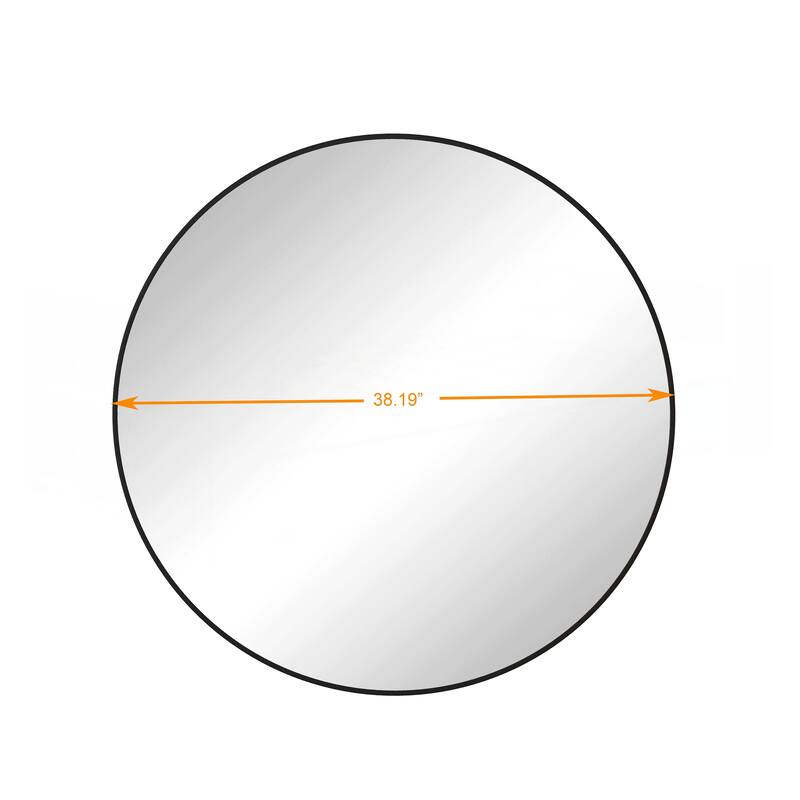Wall Mirror Black Circular Mirror