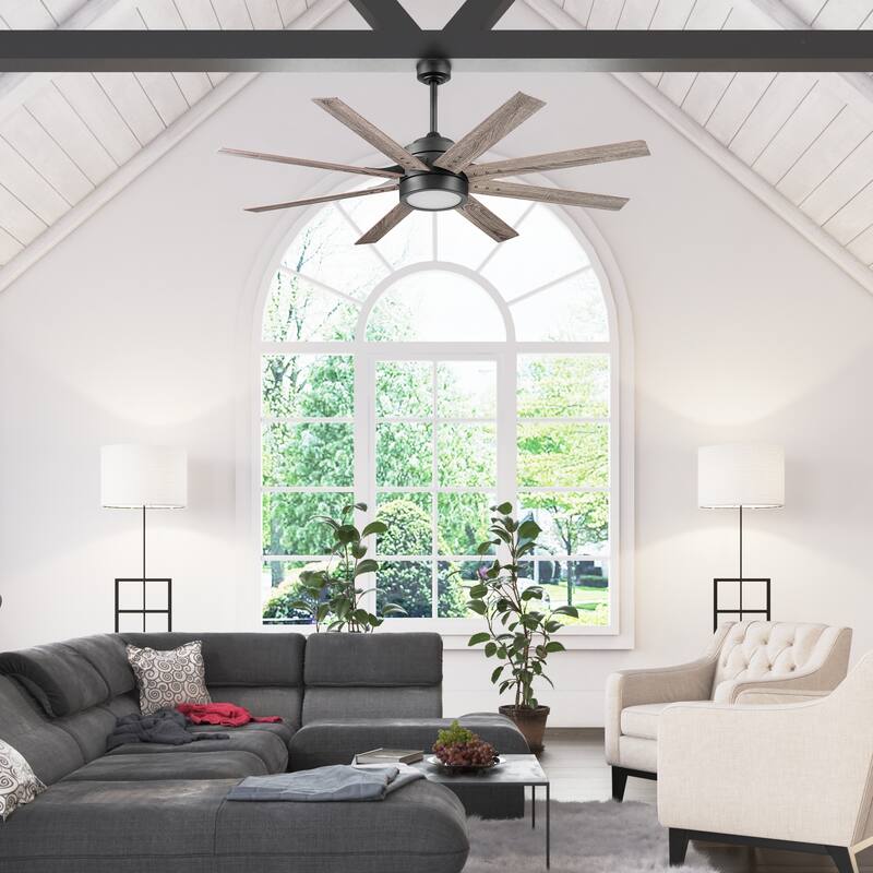 Honeywell Xerxes Modern & Contemporary LED Ceiling Fan with Light and Remote Control