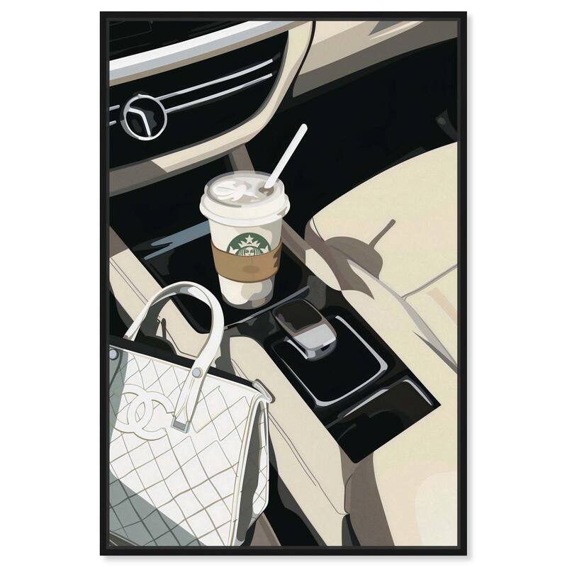 On the Way Canvas by Art Remedy - Black - 16" x 24"