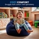 preview thumbnail 84 of 191, Small Refillable Bean Bag Chair for Kids and Teens