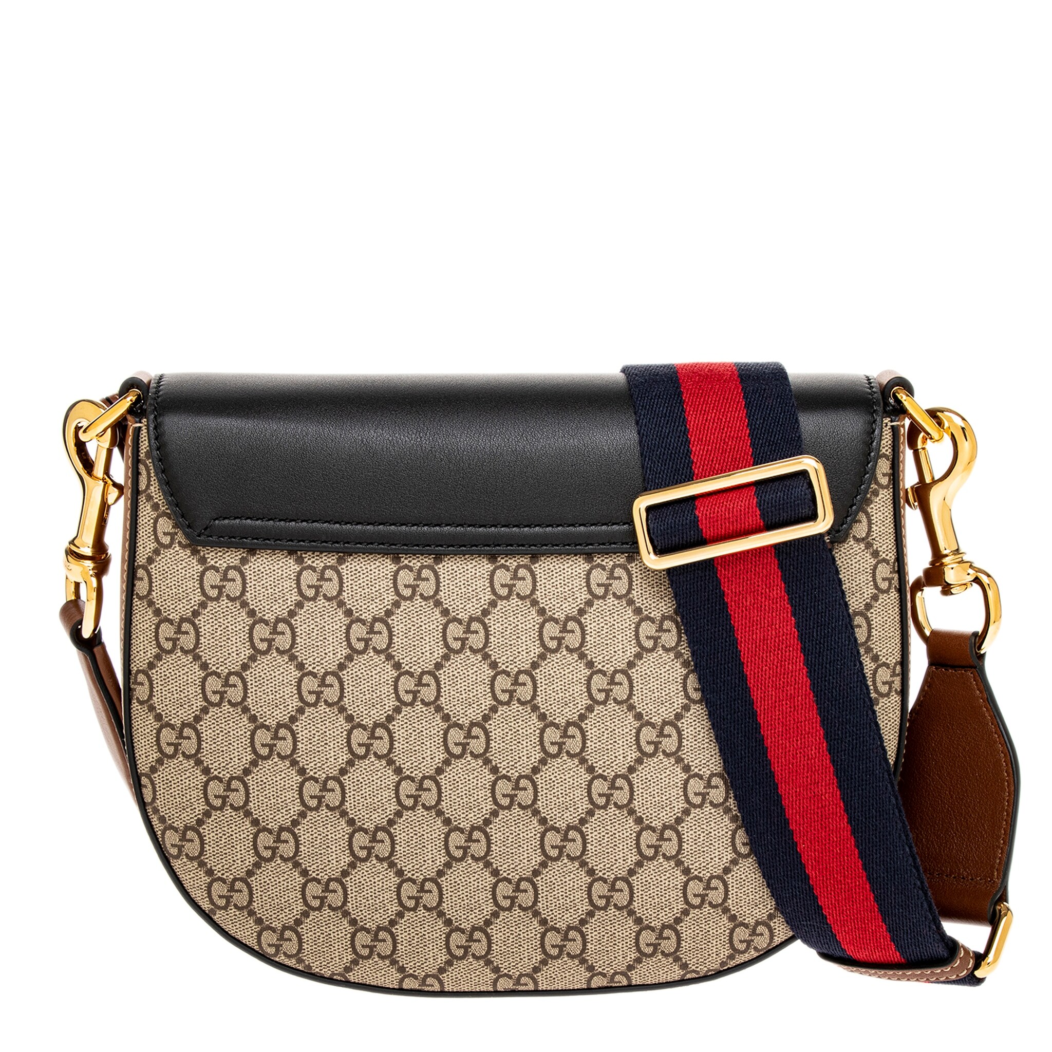 Gucci GG Supreme Padlock Crossbody Bag - Overstock - 42880396 Gucci GG Supreme Padlock Crossbody Bag - Overstock - 42880396
