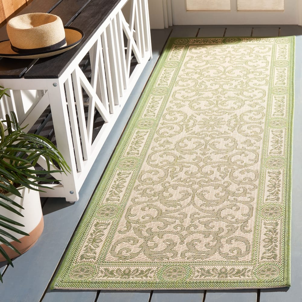 SAFAVIEH Courtyard Asumi Indoor/ Outdoor Waterproof Patio Backyard Rug