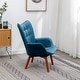 preview thumbnail 13 of 50, Carson Carrington Aasen Silky Velvet Tufted Accent Chair with Ottoman