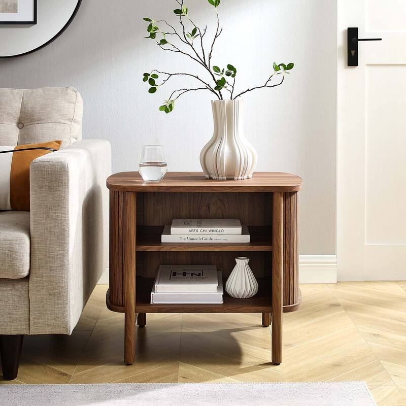 Cadence Open Nightstand - Walnut