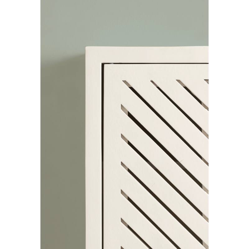 Kate and Laurel Mezzeta Tall 2-Door Bath Cabinet