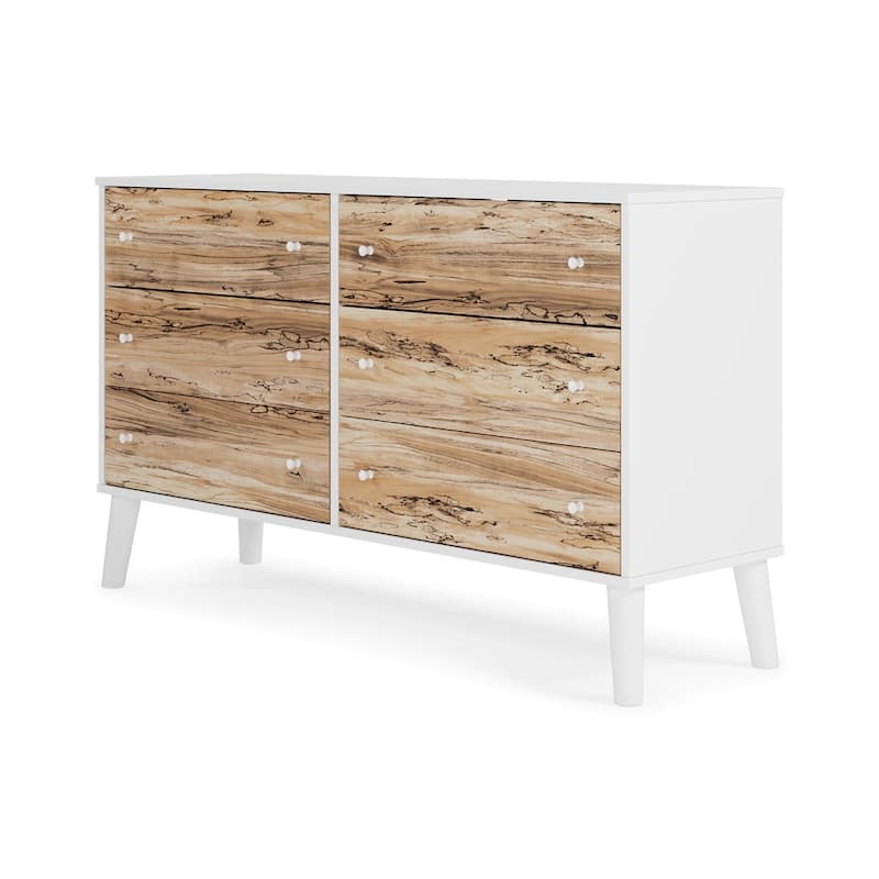 Ashley Furniture Piperton Two-tone Brown/White Chest of Drawers