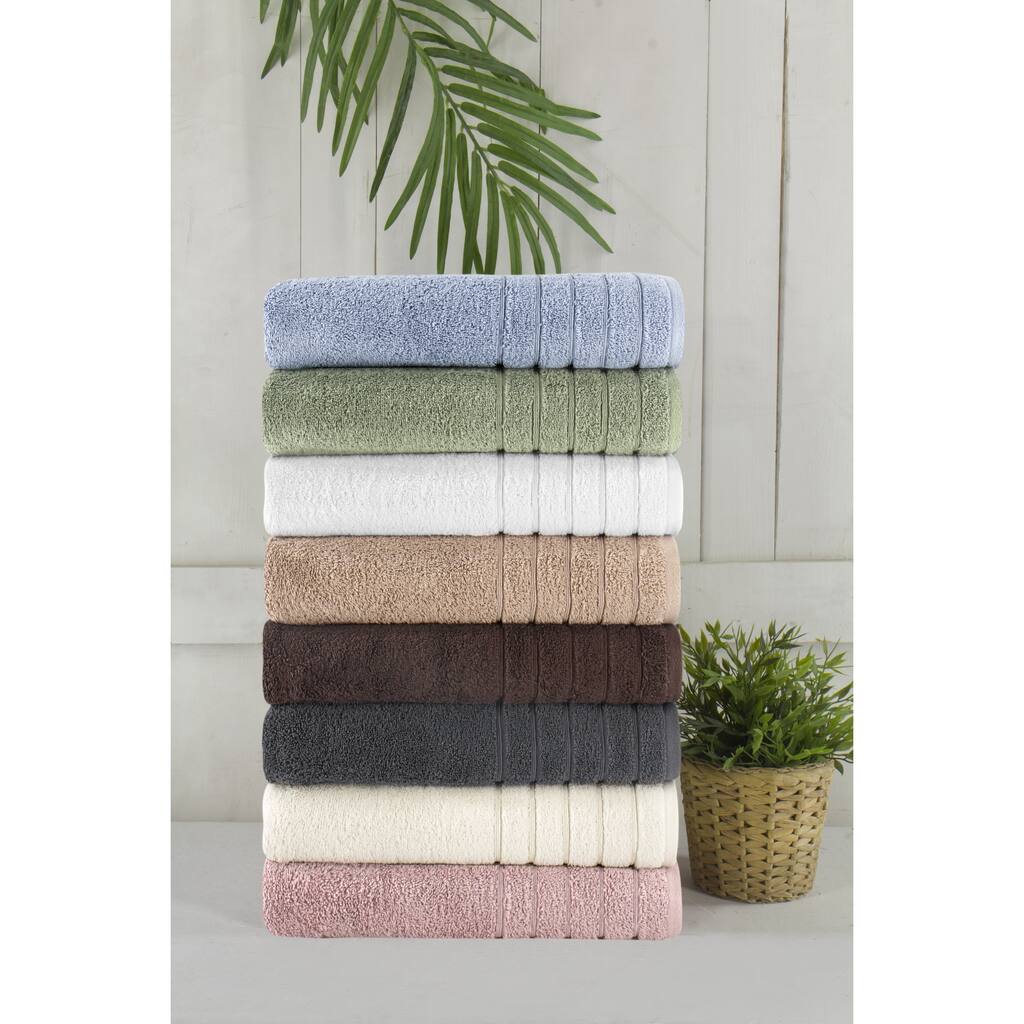 Royal Turkish Towels Barnum Deluxe Turkish Combed Cotton Towel Set of 4