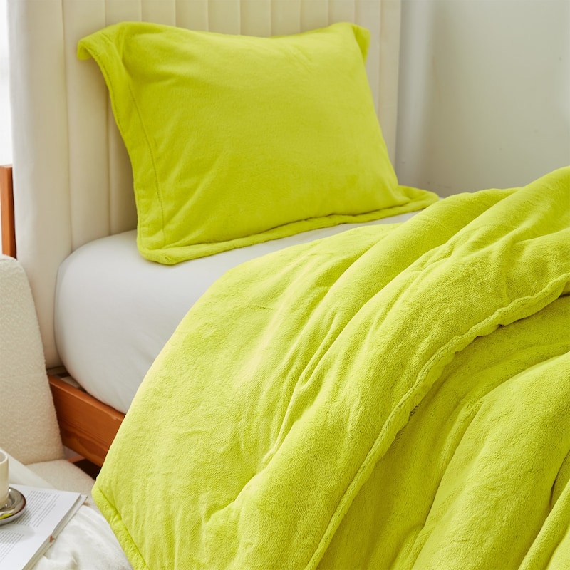 Neon Nights - Coma Inducer® Oversized Comforter Set - Neon Yellow