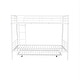 preview thumbnail 60 of 95, Metal Bunk Bed with Trundle Ladder High Guardrail Heavy-Duty Steel Loft Bed Frame with Safety Rail Able to Split