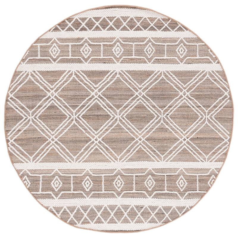 SAFAVIEH Handmade Natural Fiber Aliana Jute & Wool Rug