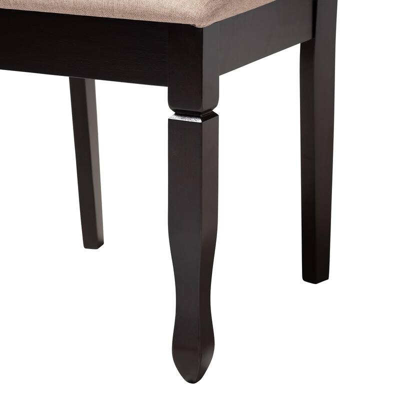 Leda Modern and Contemporary 5-Piece Dining Set