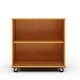 preview thumbnail 1 of 21, Tot Mate Open Single Sided Mobile Storage Locker, Write-on Wipe-off Markerboard Back - 36" Height x 23" Depth