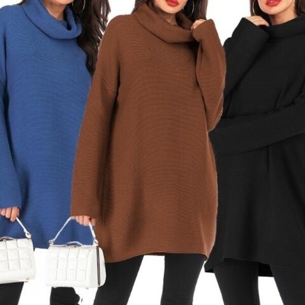 women's long pullover sweaters