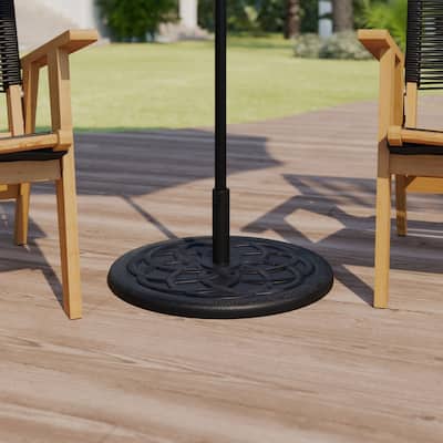 9 FT Round Umbrella - 1.5" Diameter Aluminum Pole - Crank and Tilt Function