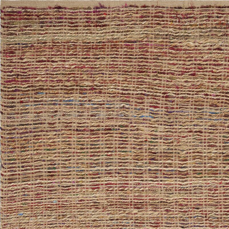 Handwoven Casual Ombre Jute & Silk Rug