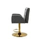 preview thumbnail 18 of 76, Loreto Modern Tufted Velvet Swivel chair with Adjustable Height by HULALA HOME