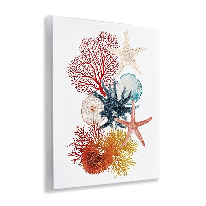 Stupell Coral & Undersea Creatures Wall Plaque Art Design By Ramona Murdock