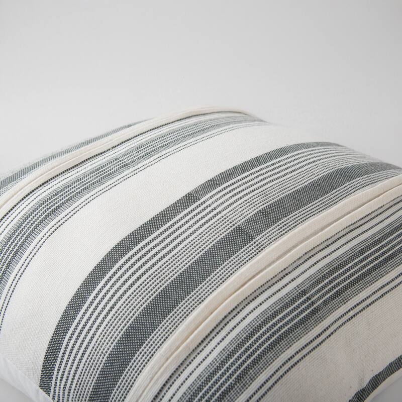 Rizzy Home Decorative Woven Stripe Throw Pillow