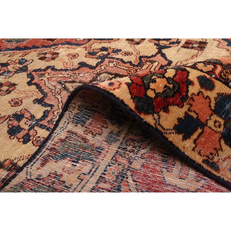 ECARPETGALLERY Hand-knotted Antalya Vintage Copper Wool Rug - 4'3 x 6'11